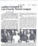 Seven Lakes article about Women’s Silver Team 1994-95